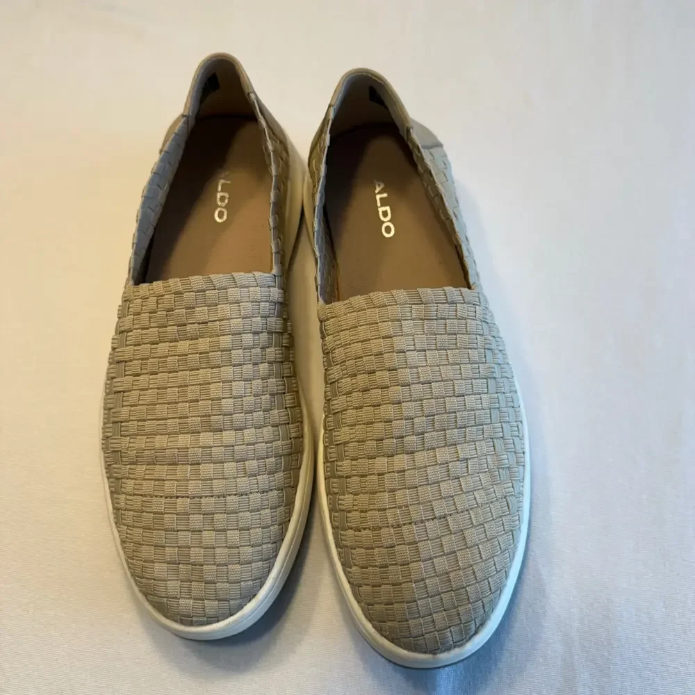 ALDO Woven Slip-On Sneakers Beige‎ Men's Size 8 (EUR 41)
